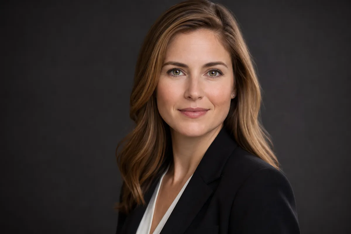 Portrait of Amina Nazarova, link verification coordinator